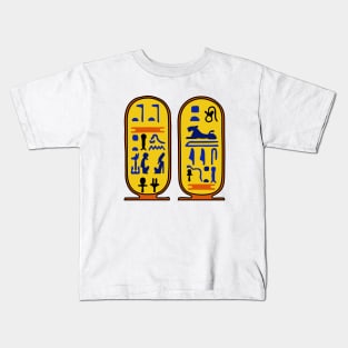 Hieroglyphs of the Pharao Kids T-Shirt